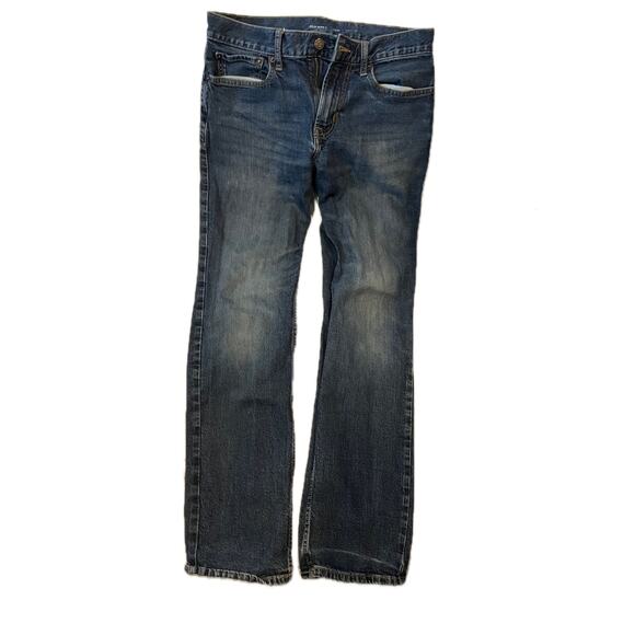 ld Navy Straight Blue Jeans Mens 30x32 - Picture 1 of 3